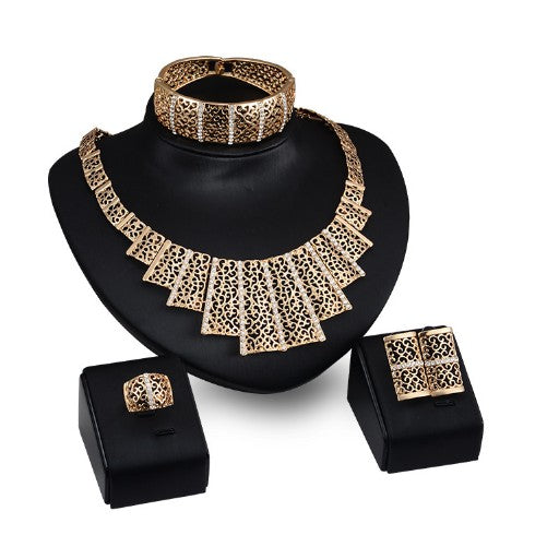 new foreign trade jewelry set, Bridal Wedding Party Jewelry four sets of fast sell through manufacturers source