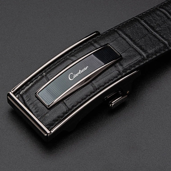 (N)Ciartuar Leather Belt for Men Genuine Leather Mens Belts Luxury Designer Brand High Quality Leather Belt Male Strap Ceinture