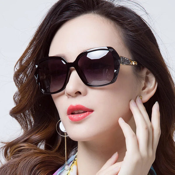 New Large Frame Square Sunglasses Women's Brand Designer Fashion Sun Glasses Women Classic Vintage Eyewear UV400 Oculos De Sol