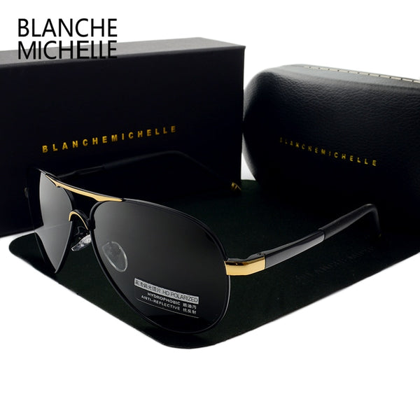 (N) Blanche Michelle 2022 Vintage Pilot Polarized Sunglasses